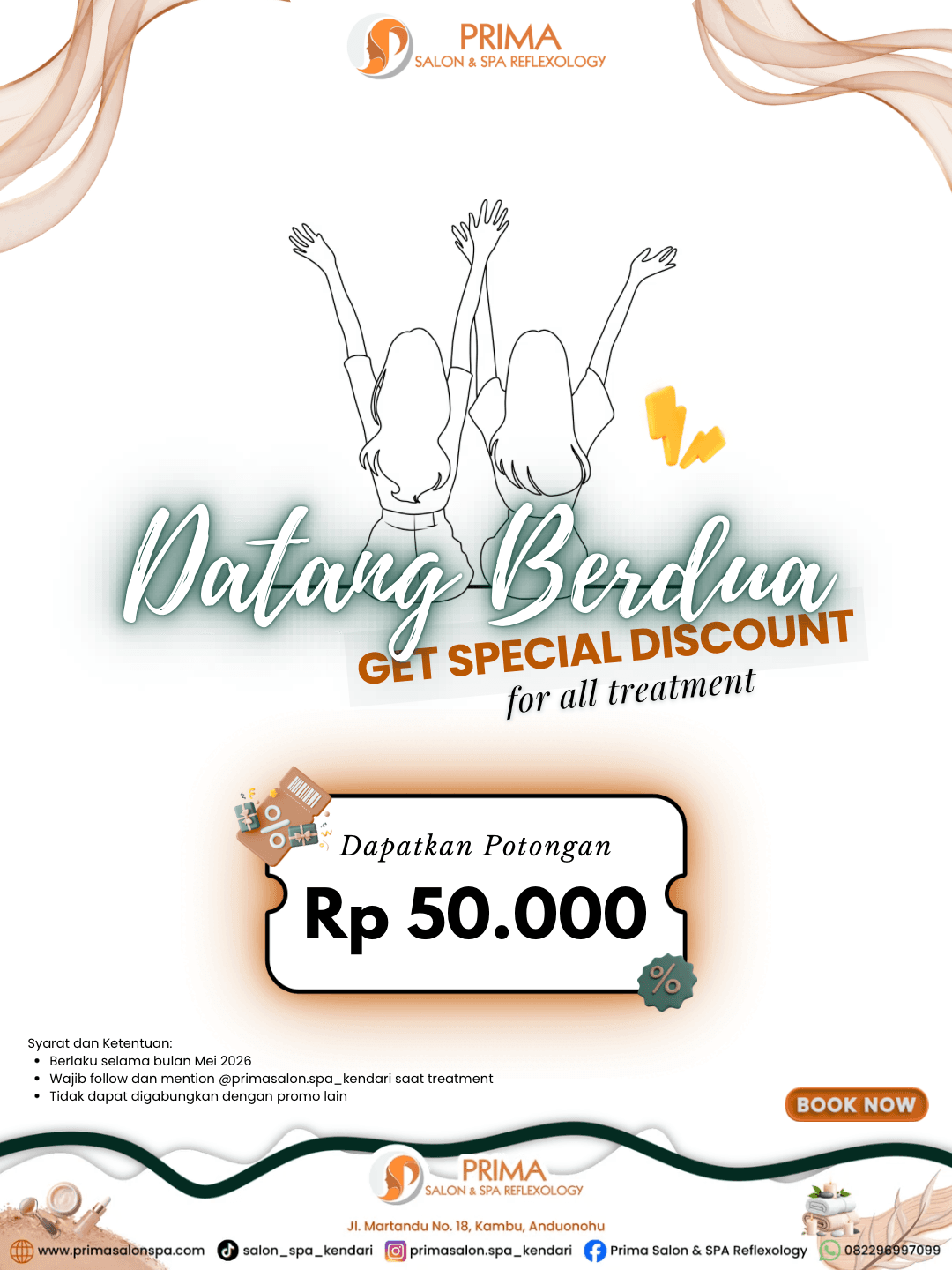PROMO BULAN MEI 2026 KHUSUS BUAT YANG DATANG BERDUA